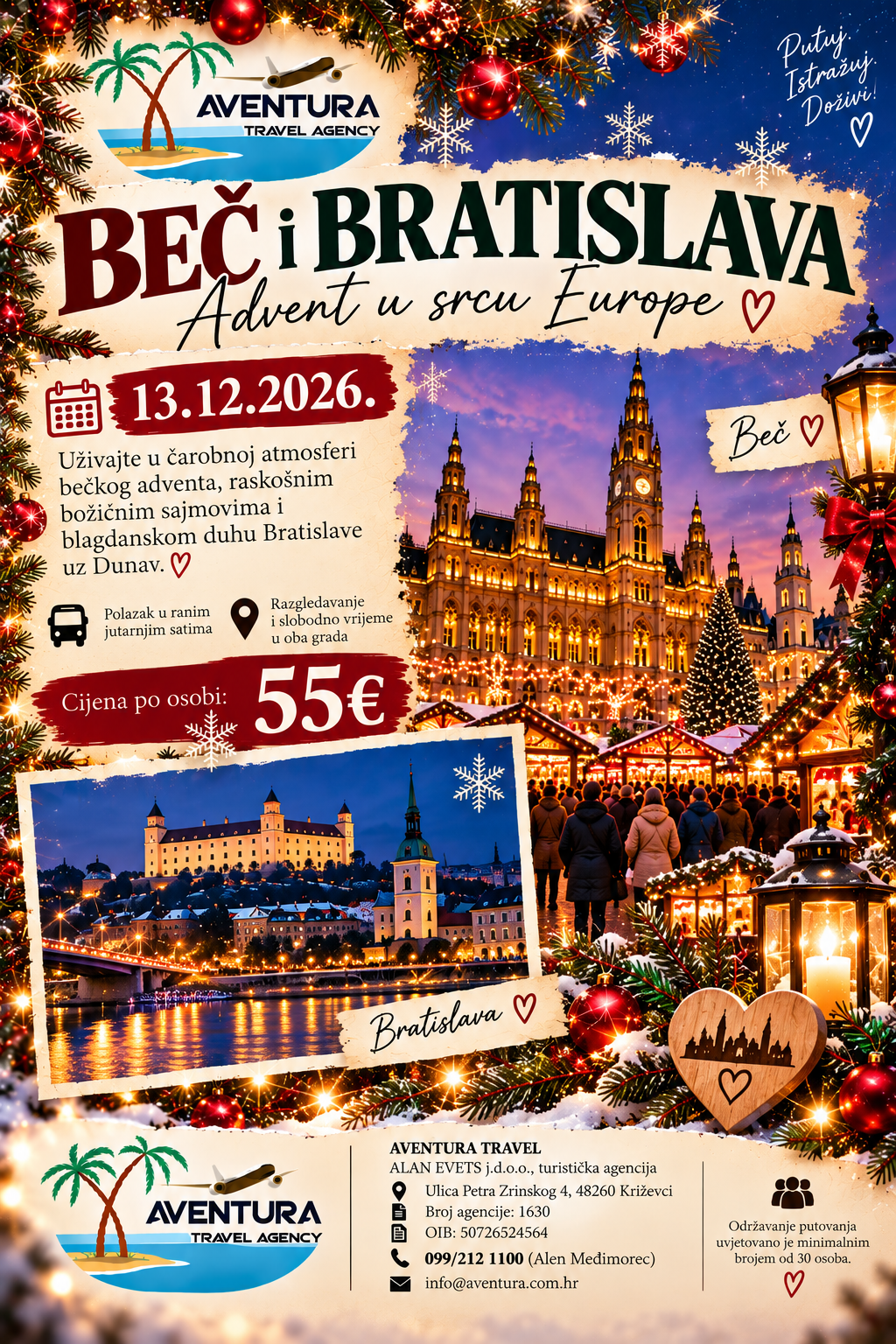 Advent u Beč i Bratislavu